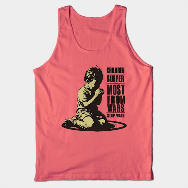 stop wars Tank Top by Deviant Shirts